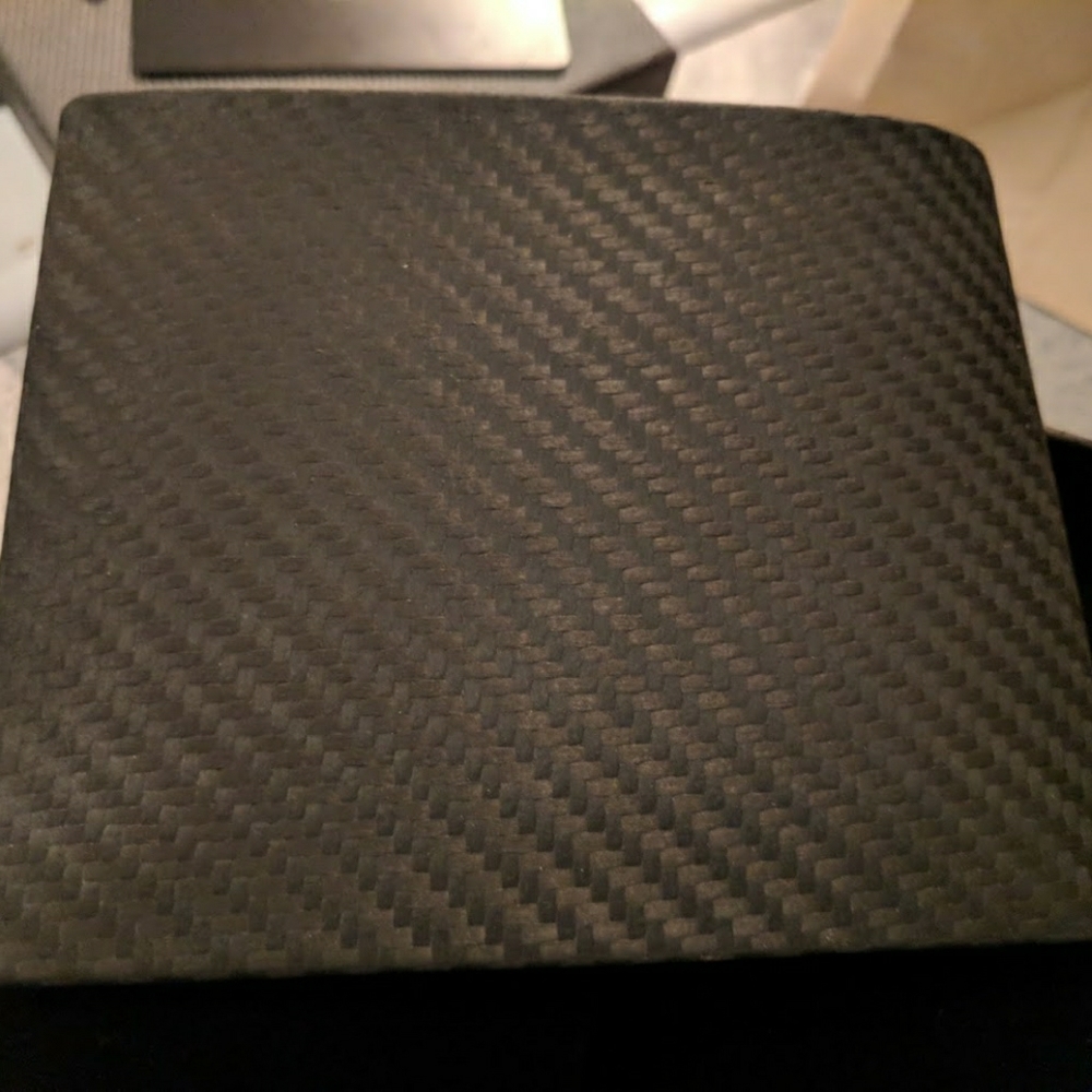 Dunhill Men's NWT Carbon Fiber Wallet + Keycase
